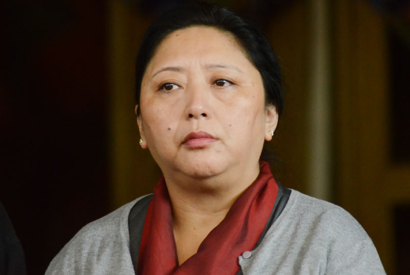 Former Minister Gyari Dolma officially announced her candidacy on Friday through a virtual press conference (Photo- TPI)