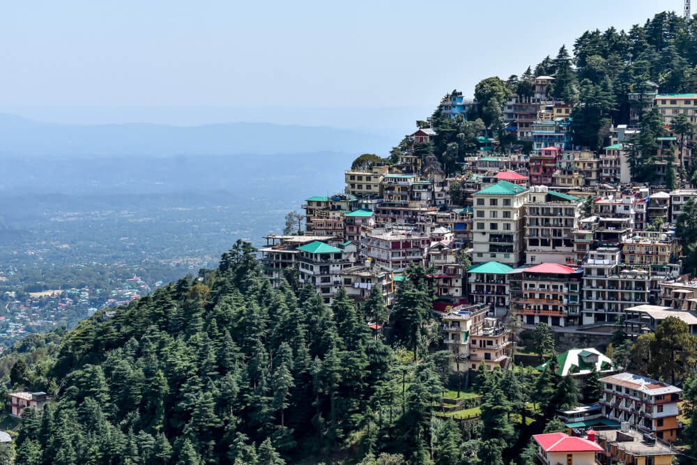 McLoed Ganj town in Dharamshala (Photo courtesy onmycanvas)