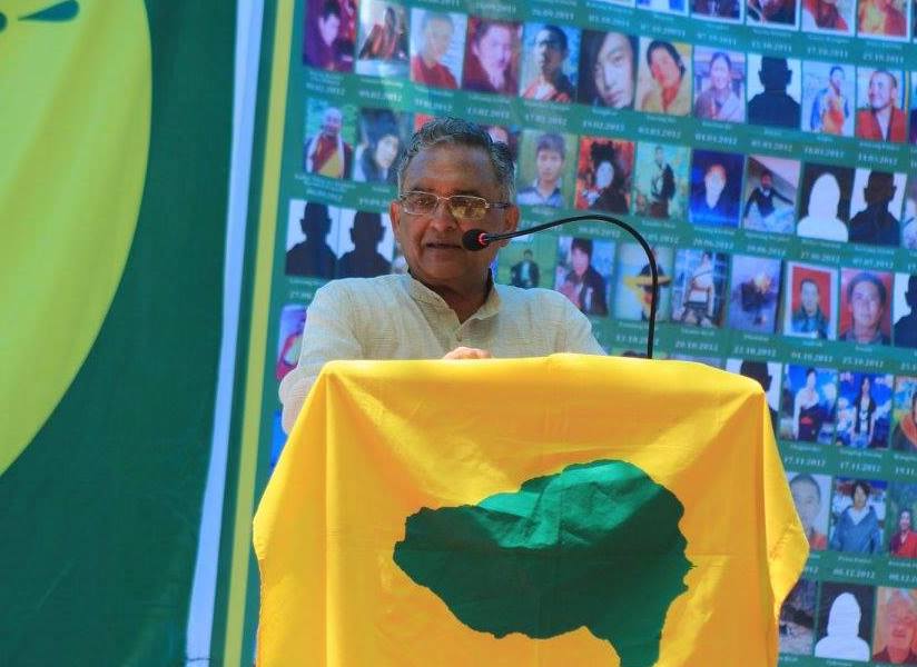 Veteran Indian journalist and friend of Tibet Vijay Kranti (Photo-TYC)